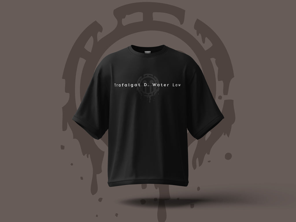 Onepiece D. Water Law Oversized T-Shirt (Unisex)