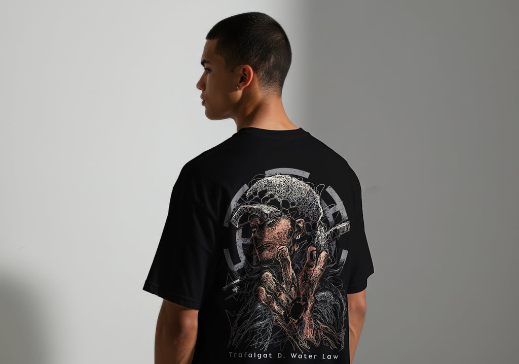 Onepiece D. Water Law Oversized T-Shirt (Unisex)