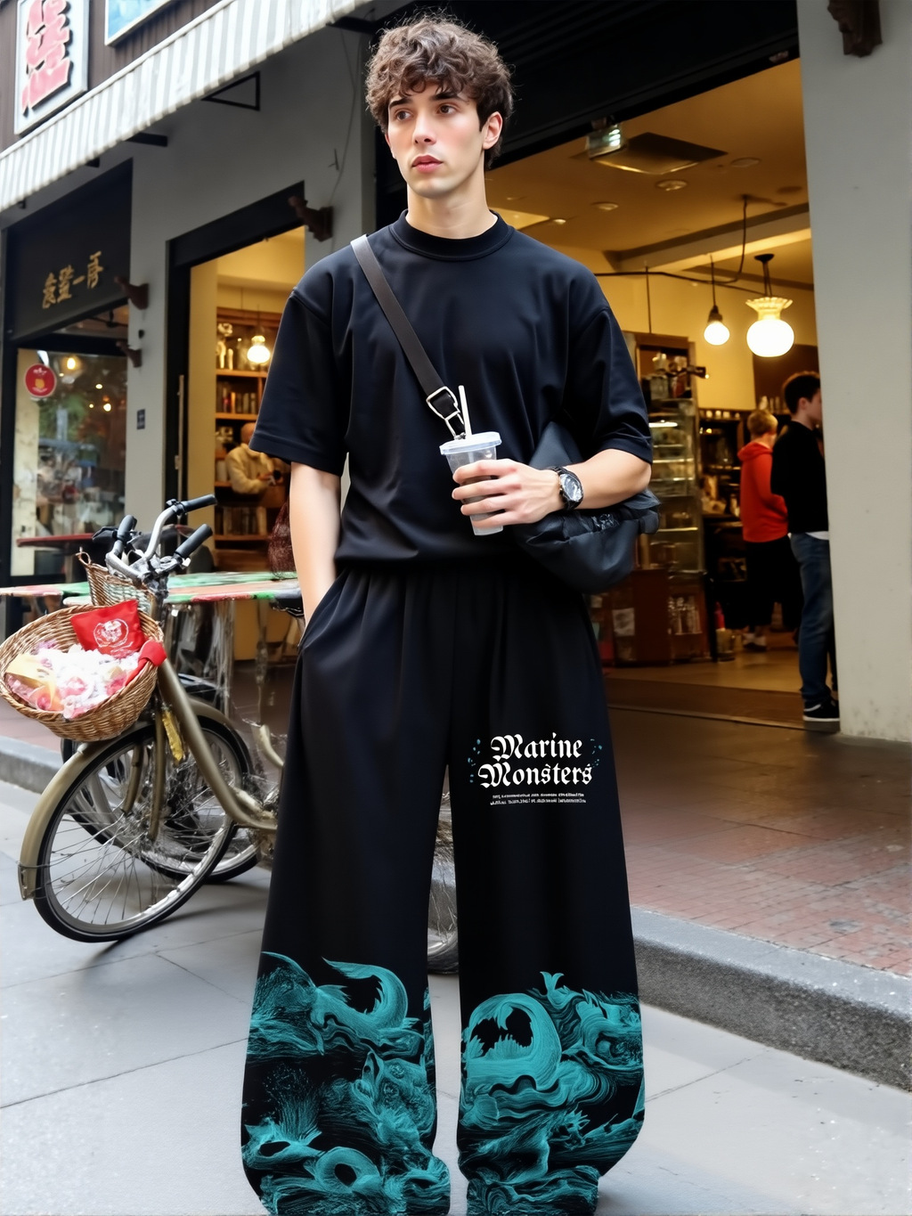 Marine Monsters Baggy Pants (Unisex)