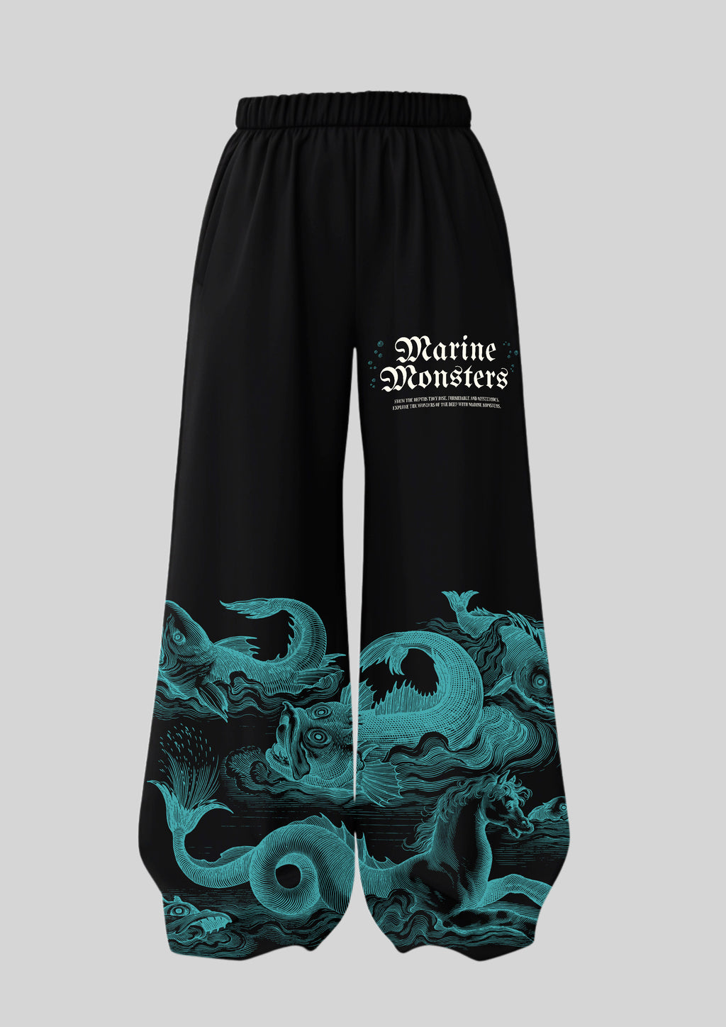 Marine Monsters Baggy Pants (Unisex)